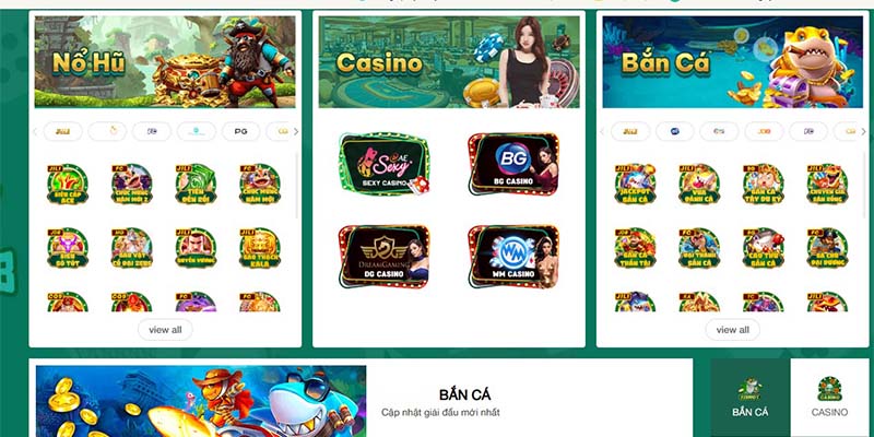 Nền tảng mang đến rất nhiều sản phẩm giải trí cực hấp dẫn