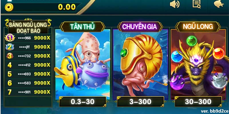 Thông tin giới thiệu cơ bản với tựa game săn cá Ngũ Long