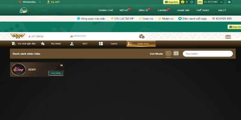 Top trò chơi casino dễ săn thưởng